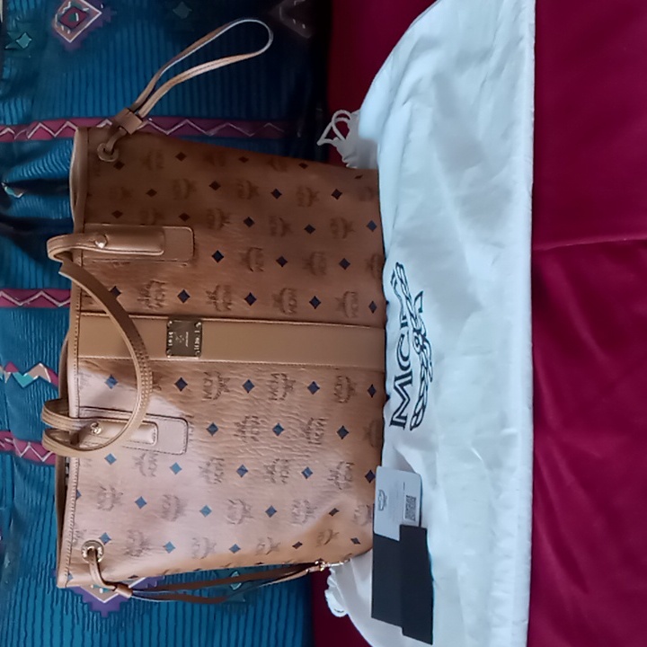 Authentic Mcm Reversible Liz Tote